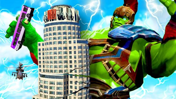 GTA 5 als THORHULK spielen!! (THOR + HULK)