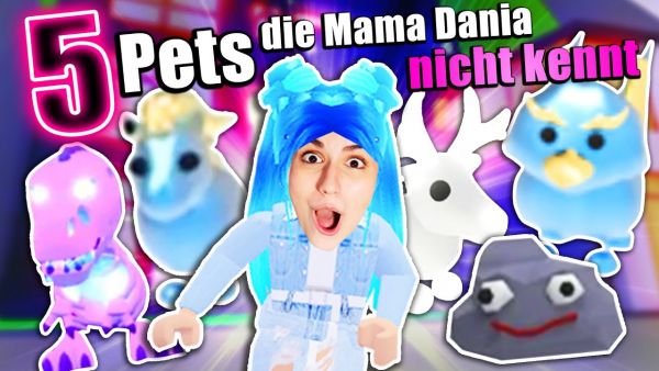 5 LEGENDÄRE PETS DIE MAMA DANIA NICHT KENNT! Diamond Unicorn, Pet Rock, Diamond Griffin...[Roblox]