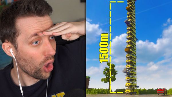 Ich Springe mit dem HÖCHSTEN AUTO von der SCHANZE!