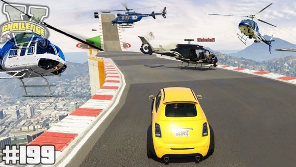 AUTO vs HELIKOPTER💥| GTA CHALLENGE