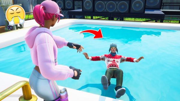 DER NERVIGE BRUDER! 🧒 (SCHUBST MICH IN DEN POOL?!)  (ein Fortnite Kurzfilm)