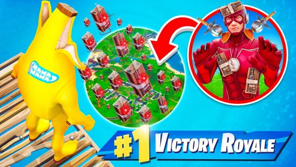 ich baue die *NEUE* EXPLOSIVE SKYBASE und VERARSCHE ALLE (einfach zu lustig) 😂😂in Fortnite