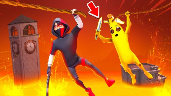 🔥🤑 Wer zuletzt LAVA berührt bekommt 1.000€ (Der Boden ist Lava Fortnite LTM)