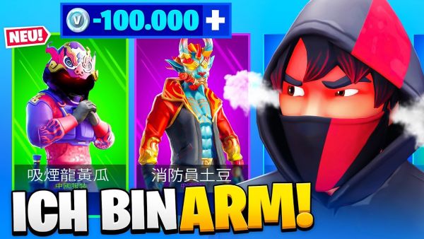 KRASS 🤑🔥🇨🇳 Nach jedem TOD MUSS ich CHINA SKINS aus dem Shop KAUFEN Fortnite Deutsch