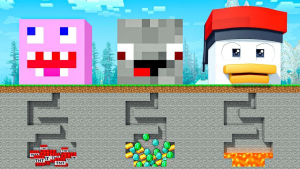 WÄHLE NICHT DAS FALSCHE LABYRINTH in Minecraft !
