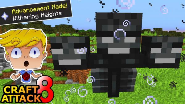 WITHER & Smite Schwert! Wir lassen ihn fliegen! :D - Minecraft Craft Attack 8 #240