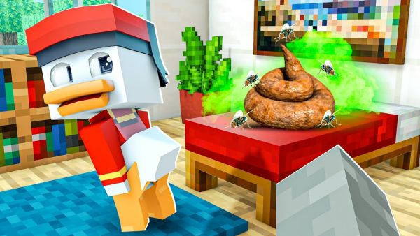 ENTE KACKT IN MEIN HAUS in Minecraft !