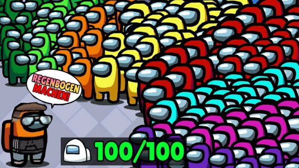 100 SPIELER LOBBY Pat sagt in Among Us!