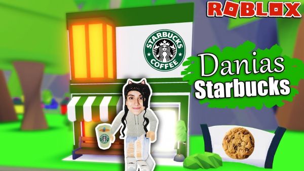 DANIA´S EIGENER STARBUCKS STORE IN ADOPT ME CITY! ☕ Café Speedbuilding [Roblox Deutsch]
