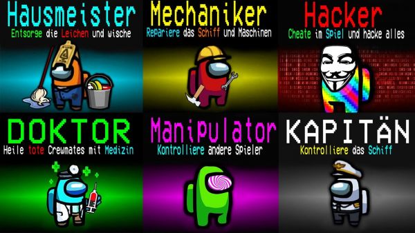 6 NEUE ROLLEN IN EINER RUNDE *OMG* Among Us