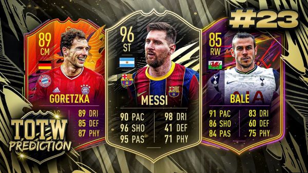 FIFA 21: TOTW 23 PREDICTIONS! IF MESSI, GORETZKA & BALE 🔥