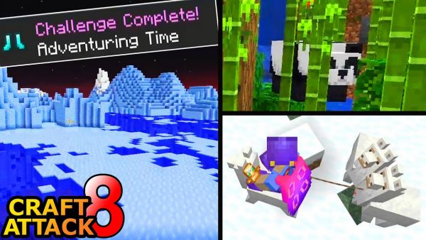 ALLE Biome in Minecraft gefunden! & Suche nach OP APFEL! - Minecraft Craft Attack 8 #243