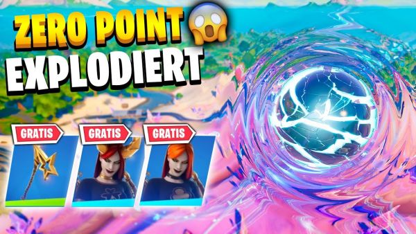GRATIS ITEMS, ZERO POINT kurz vorm EXPLODIEREN 😍 | Fortnite Deutsch