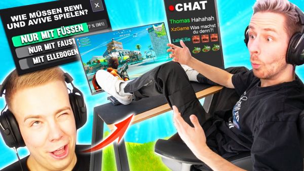TWITCH CHAT bestimmt wie AVIVE und ICH Fortnite spielen müssen! (Wir rasten aus)