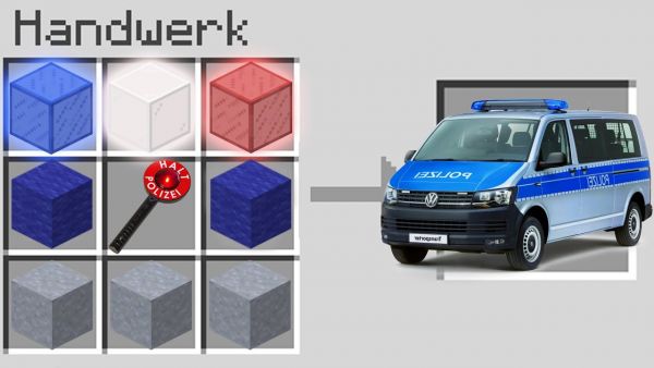 in 1 SEKUNDE POLIZEI AUTOS CRAFTEN!