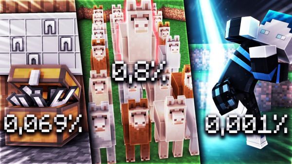 Die SELTENSTEN DINGE in MINECRAFT finden (XXXL LAMA)