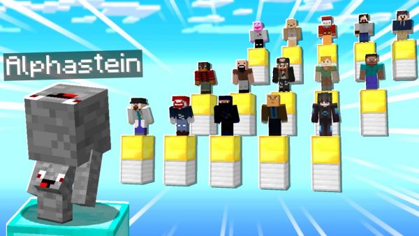 ALPHASTEIN SAGT MIT VIELEN ZUSCHAUERN in Minecraft !