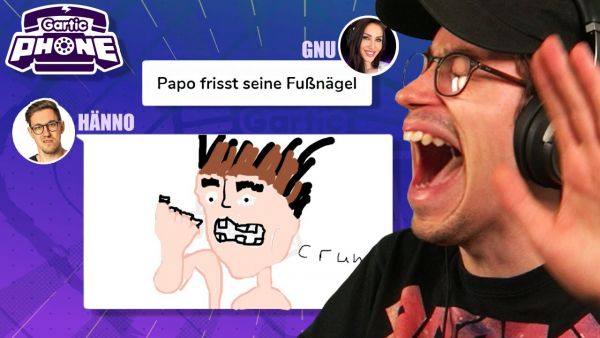 Papo frisst seine Fußnägel 🤢🦶🏻😂 | Gartic Phone | SÜLZE 041