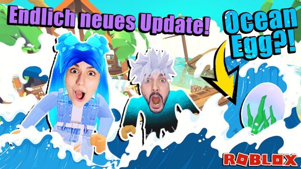 ENDLICH EIN NEUES ADOPT ME UPDATE! Mama Dania & Baby Kaan auf der Suche nach Ocean Egg... [Roblox]