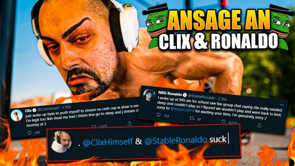 Ich spiele den TRIO CASH CUP mit 2 NEWCOMMERN, weil CLIX & RONALDO mich GEDICHED HABEN 🌚