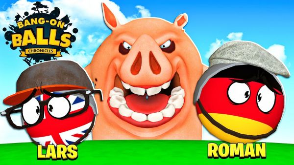 RIESEN SCHWEIN GREIFT AN?! - Bang-On Balls