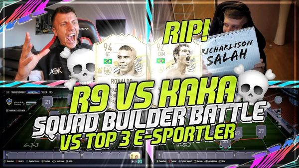 R9 vs KAKÁ MOMENTS Squad Builder Battle vs E-SPORTLER LEFTI endet mit offenen Wunden 😱🔥