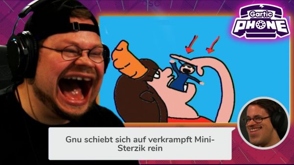 GNU frisst STERZIK auf | Gartic Phone | SÜLZE 045