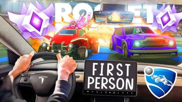 Wir SPIELEN in FIRST PERSON!? | Rocket League