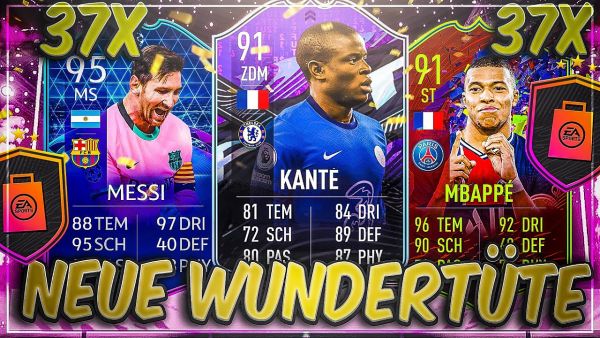 37x Wundertüte GARANTIERTE  WUNDERTÜTEN in FIFA 21