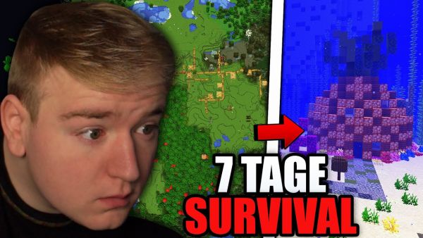 7 TAGE MINECRAFT SURVIVAL (EXPERIMENT)