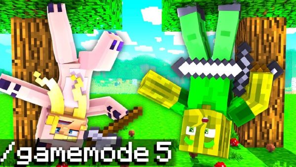 MINECRAFT, ABER die WELT STEHT 100% KOPF?!