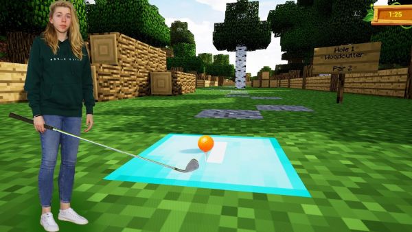 wir spielen GOLF in MINECRAFT!