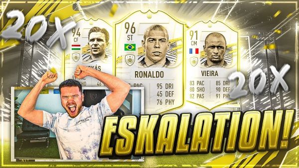 OMG!! 20x PRIME ICON PACK ESKALIERT KOMPLETT 😱😱 BESTES FIFA 21 ICON SBC PACK OPENING
