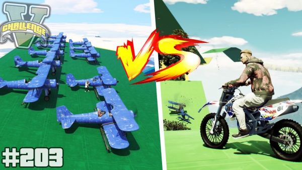 FLUGZEUG vs MOTORRAD🔥| Episches GTA DUELL...