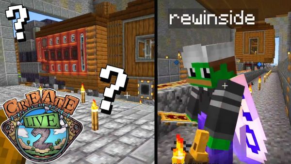 Zugmechaniker REWI nach Serverabsturz zur Stelle! Chaos in 3, 2, 1...  - Minecraft Create Live 2 #25