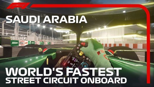 FIRST LOOK: Onboard Lap At The Brand New Jeddah Street Circuit