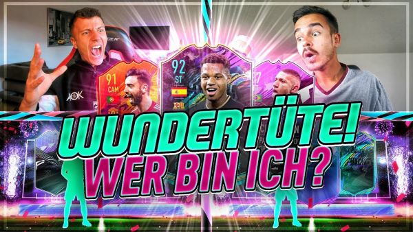 2x WUNDERTÜTE Spannung bis zum Ende 😱🔥 FIFA 21 : WER BIN ICH?!