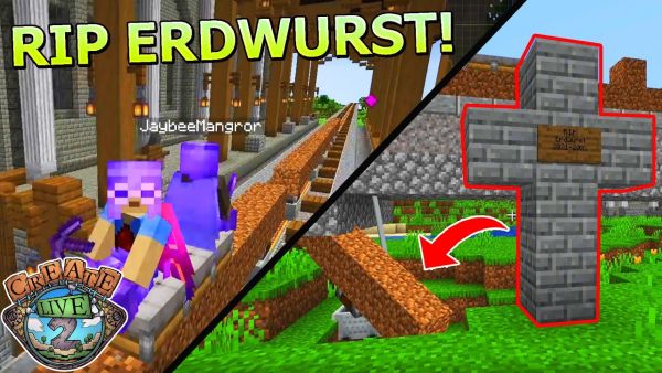 Spark's Dreckzug bringt alle zum Lachen & crashed in Jo's Technik! :D - Minecraft Create Live 2 #26
