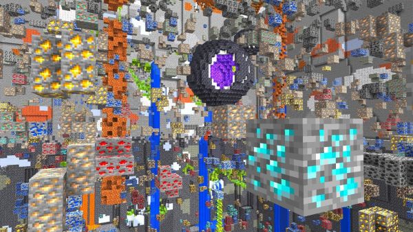 Dias werden ÜBEL SELTEN in Minecraft 1.17! Dritter Mining Test Erzverteilung! Snapshot 21w11a