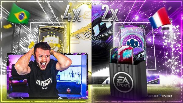 FIFA 21: MEINE 2X WUNDERTÜTE GÖNNEN 🔥🔥 4 ICON SBC PACKS ESKALATION