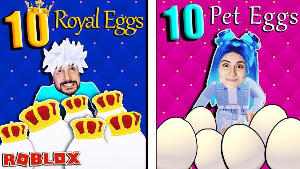 10 ROYAL EGGS VS. 10 PET EGGS! Wo kommt was besseres raus? Mama Danias Experiment [Roblox Deutsch]