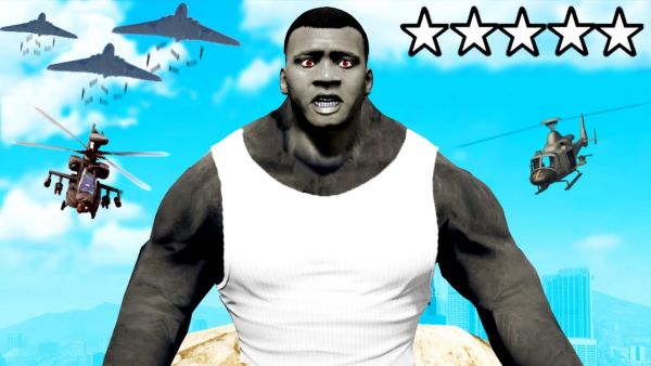GTA 5 - FRANKLIN verwandelt sich in KING KONG!!
