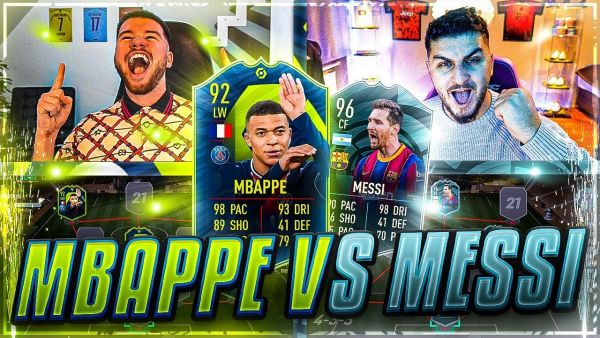 FIFA 21: MBAPPE POTM vs MESSI POTM SQUAD BUILDER BATTLE 🔥🔥