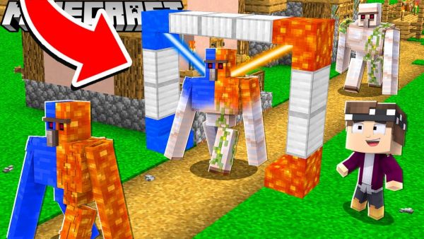 CENTEX vs. EISENGOLEM MASCHINE in Minecraft!