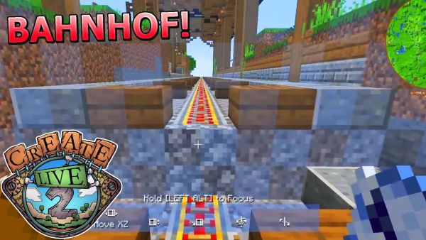 Wir haben den Bahnhof geklaut ;D - Minecraft Create Live 2 #28