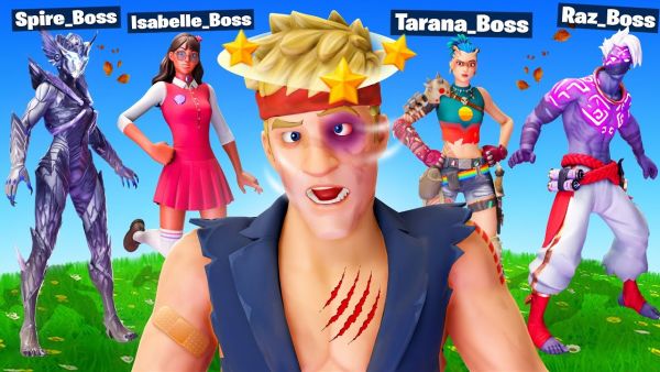 Ich tue so als wäre ich ALLE MYTHISCHEN BOSSE für 24 STUNDEN... in Fortnite Season 6 Deutsch
