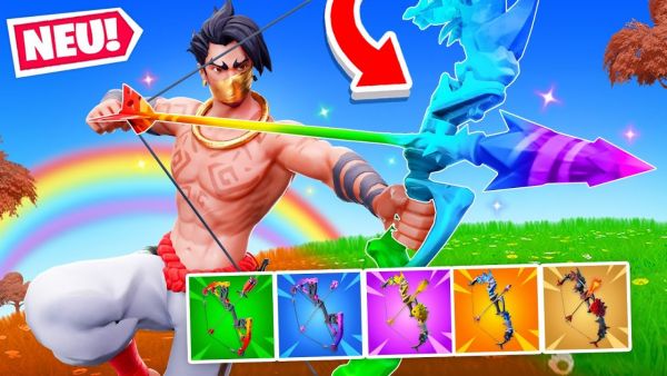 der *NEUE* REGENBOGEN-BOGEN in Fortnite! (Ultra OP)