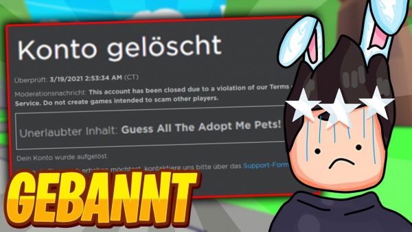 Mein Roblox SPIEL wurde GELÖSCHT und mein Account GEBANNT!| Roblox/Deutsch