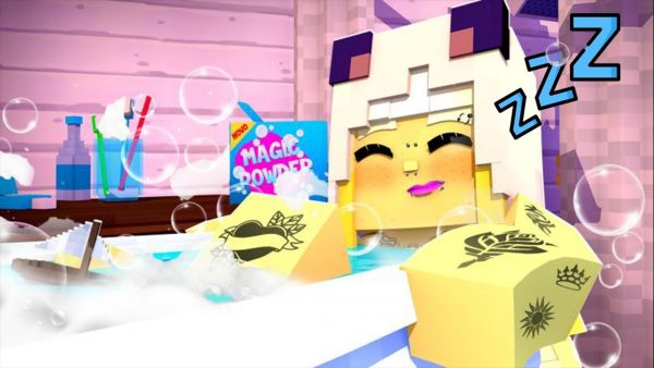 ICH BIN in der BADEWANNE EINGESCHLAFEN und DAS IST PASSIERT... ✿ Minecraft HAUS [Deutsch/HD]