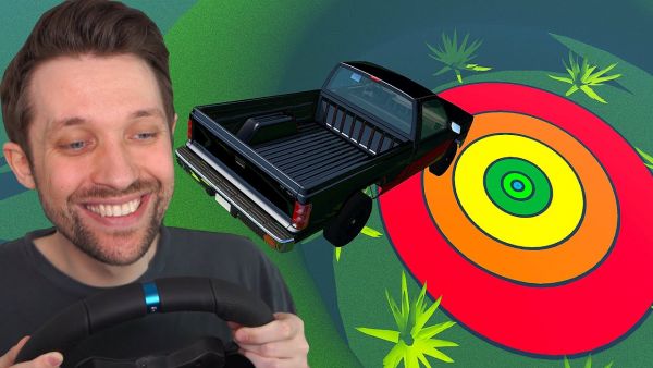 Ich TREFFE 100 PUNKTE auf der DARTSCHEIBE in BeamNG